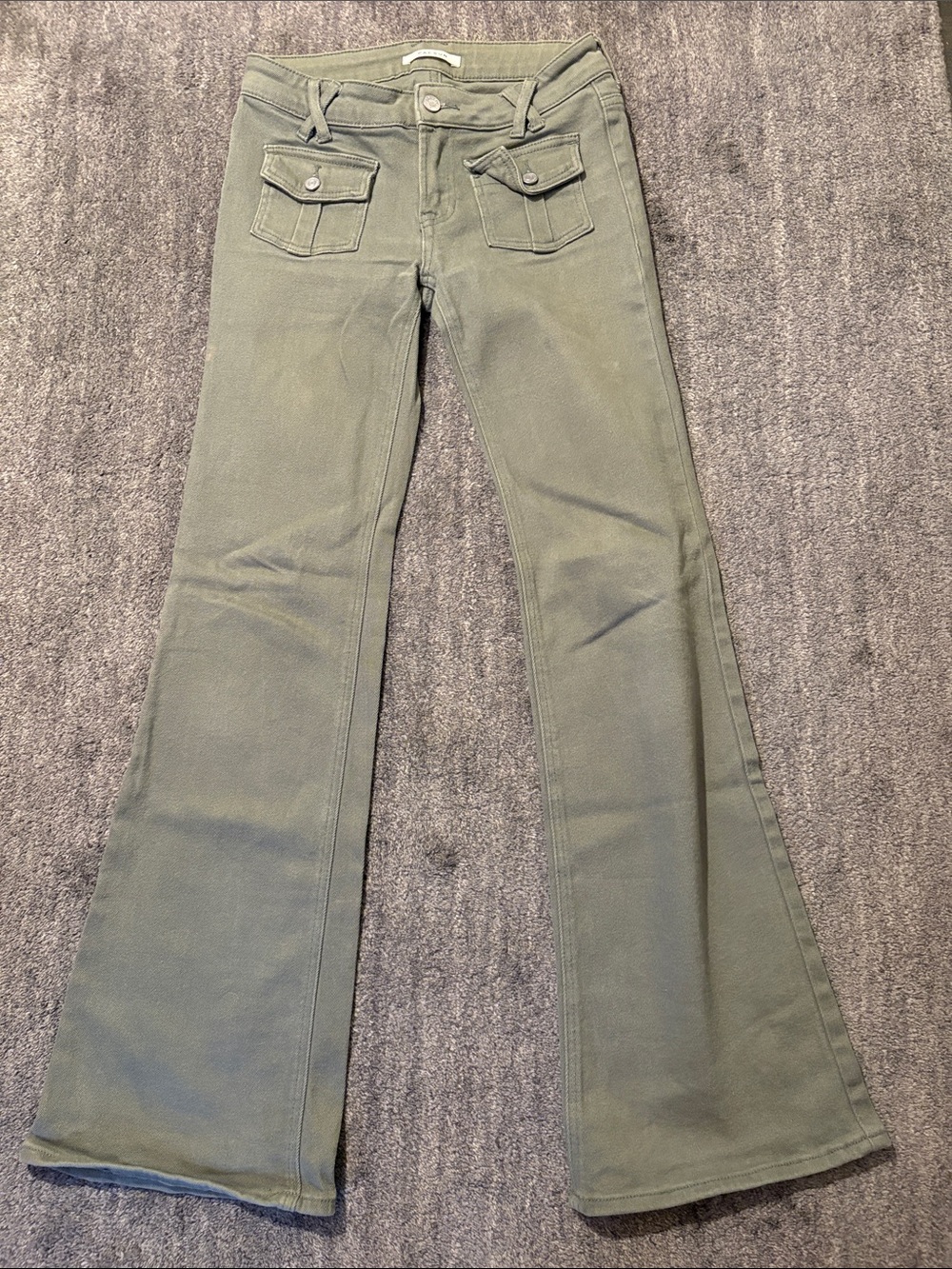 PacSun low rise cargo flare